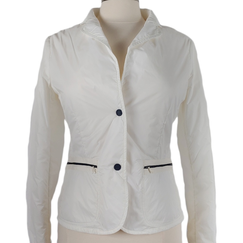 Club Des Sports Women's White Nylon Blazer
